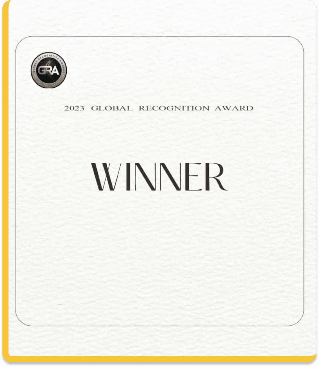 our global recognition award